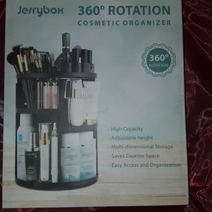 Jerrybox 360º rotating cosmetic organizer NIB